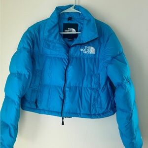 The North Face Women's Vibrant Blue Puffer Jacket